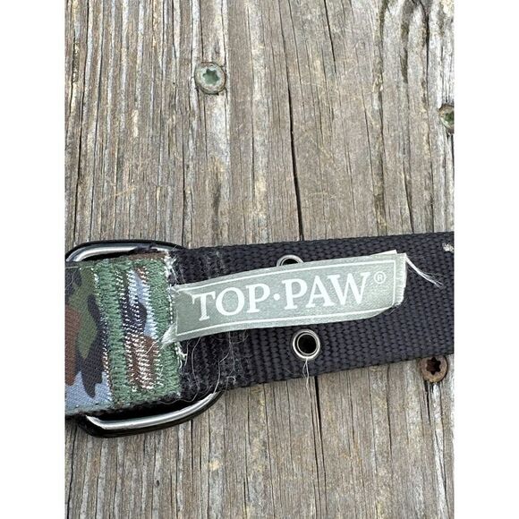 Top Paw Gray and Black Camouflage Pattern Size 2 inch Wide Small 13 to 18 inch - Picture 4 of 6